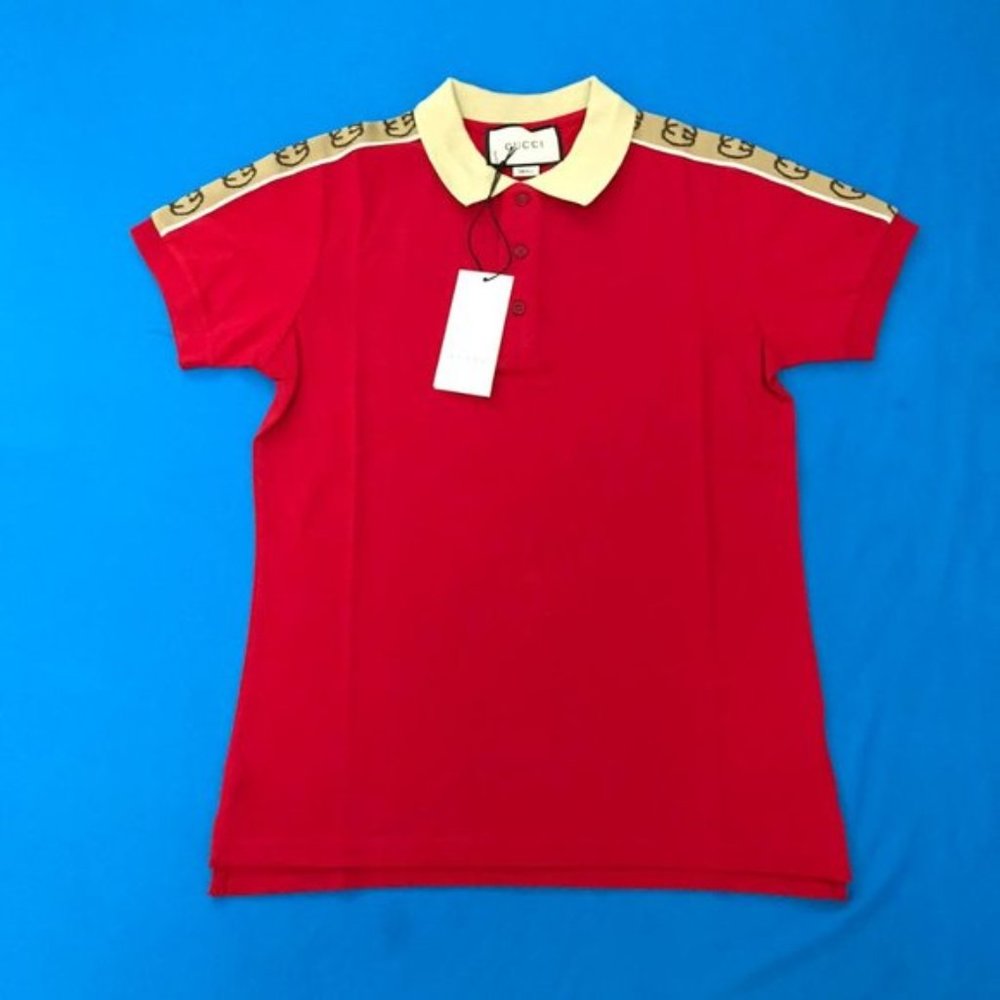 GUCCI MEN SHORT SLEEVE POLO SHIRT